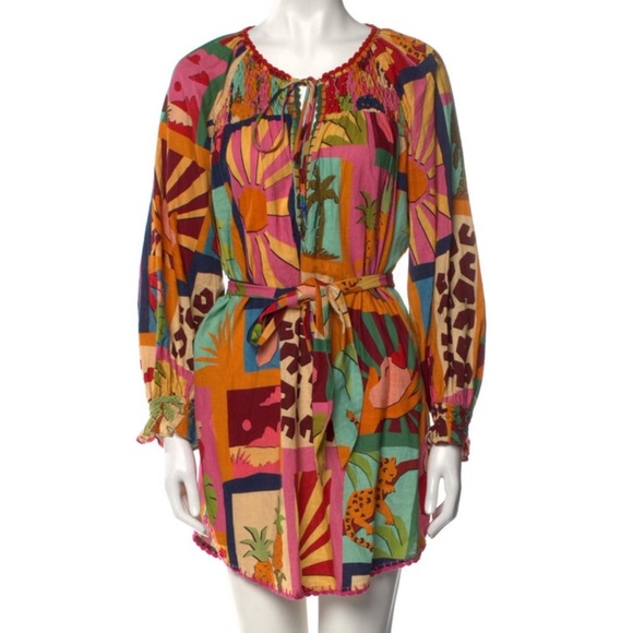 Farm Rio tunic dress beach coverup size S - Picture 2 of 11